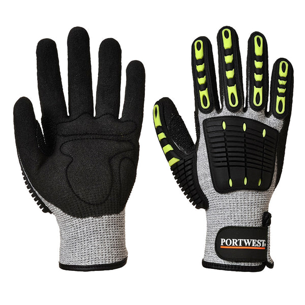 Portwest TPV Impact Therm Cut Glove Safety Work Wear Protective Gloves ...