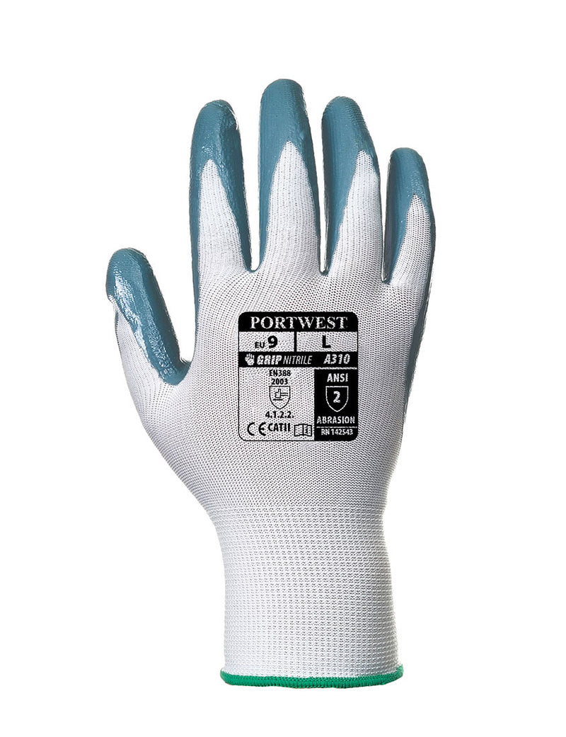 Portwest A310 Handling Work Safety Glove with Flexo Nitrile Coating Grip ANSI
