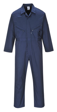 Portwest C813 Liverpool Zipper Coverall with Front Snap Closure and 2 Way Zipper