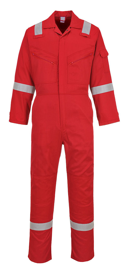 Portwest C814 Iona 100% Cotton Heavy Duty Work Overalls with Reflective Tape