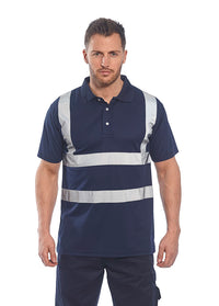 Portwest F477 Iona Wicking Polyester Work Wear Poloshirt with Reflective Tape