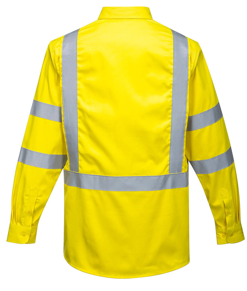 Portwest FR95 Bizflame Flame Resistant Hi-Vis Reflective Shirt ASTM NFPA ANSI