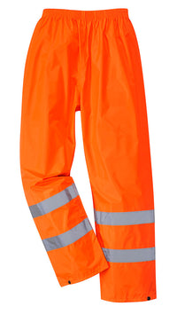Portwest H441 Lightweight Hi-Vis Waterproof Pants with Reflective Tape ANSI
