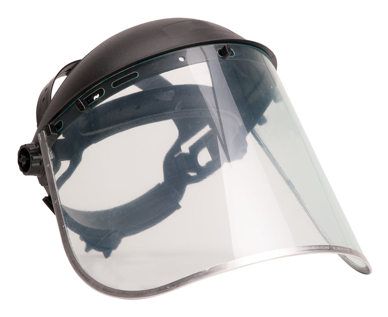 Portwest PW96 PPE Protective Work Browguard and Safety Face Shield Plus ANSI