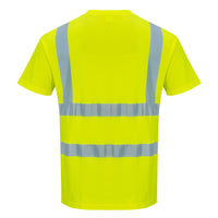 Portwest S478 Hi-Vis Reflective Crew Neck Polyester Safety Work T-Shirt ANSI