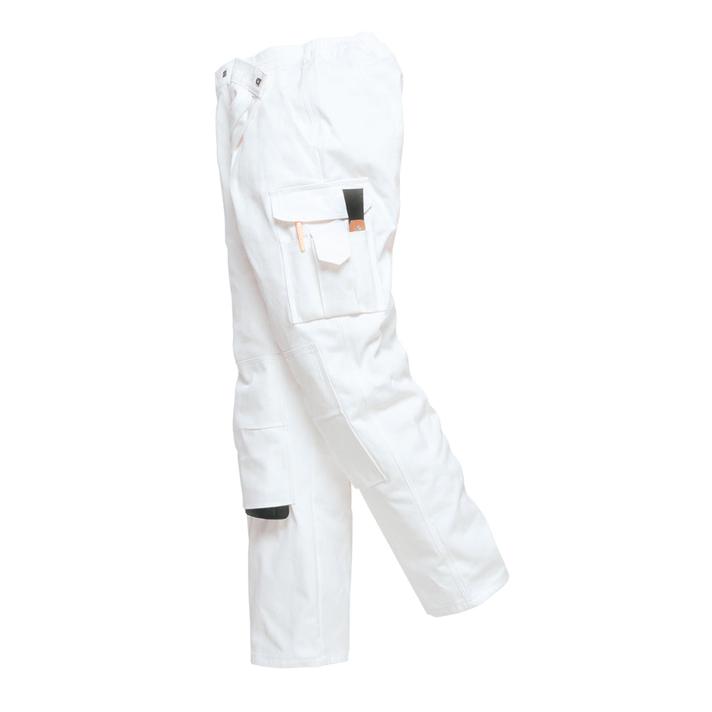 Portwest S817 Protective Cotton Painters Elasticated Pants with 7 Pockets