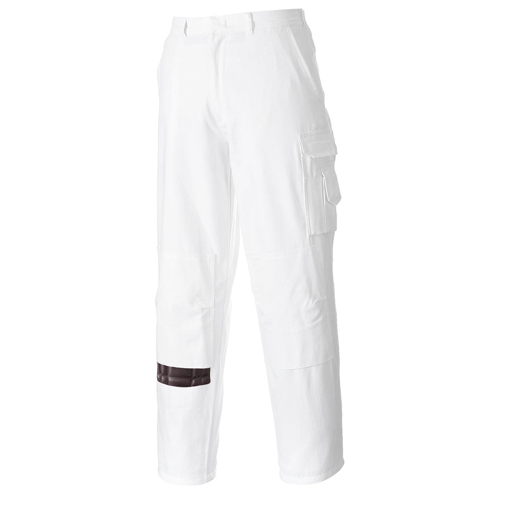 Portwest S817 Protective Cotton Painters Elasticated Pants with 7 Pockets