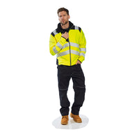 Portwest T402 Vision Reflective Hi-Vis Safety Softshell Waterproof Jacket ANSI
