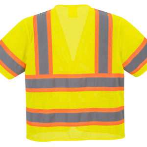 Portwest US383 Augusta Sleeved HiVis Cooling Mesh Vest with Reflective Tape ANSI