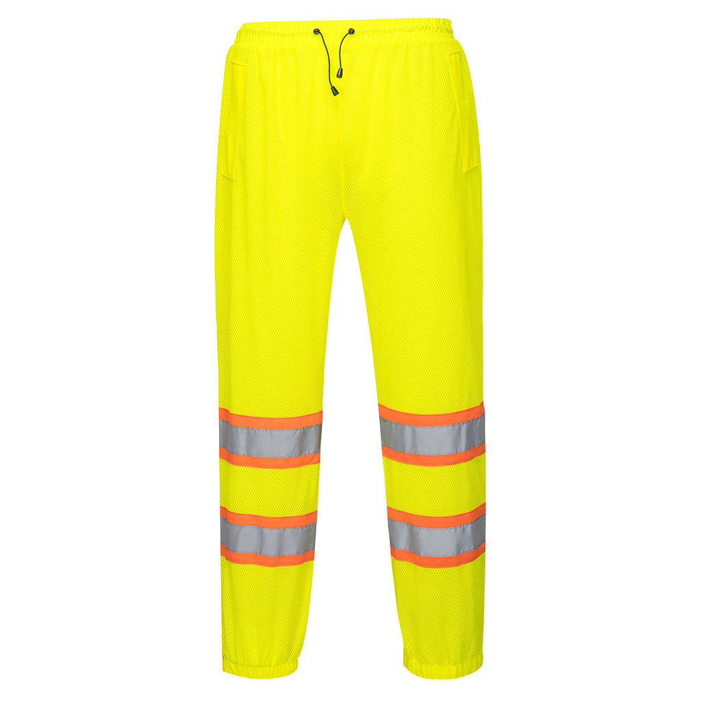 Portwest US386 HiVis Contrast Reflective Safety Outdoor Work Mesh Overpants ANSI