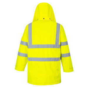 Portwest US427 Hi-Vis Yellow Reflective 7-in-1 Traffic Safety Work Jacket ANSI