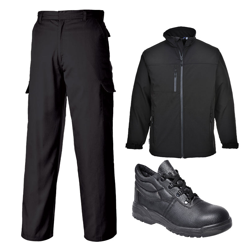 Workwear Jacket, Pants & Boots Bundle